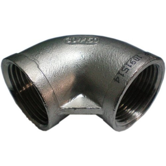 Cotovelo Inox 90 FXF 304 - BSP 3/8”