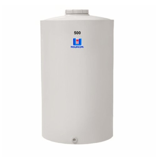 Pipa Polipropileno Fundo Plano 500 Litros Branca
