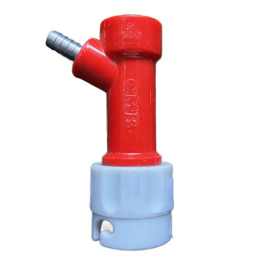 Conector Pin Lock Branco p/ Gás - Espigão ¼” 