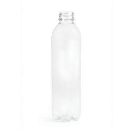 Garrafa PET 400ml Cristal Shortneck