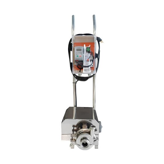 Bomba Móvel CIP 1CV em Inox com Inversor
