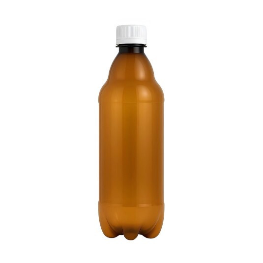 Garrafa PET Âmbar 1L com Tampa 110un
