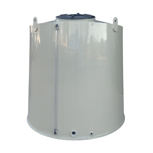Tanque PP 2000L Bege