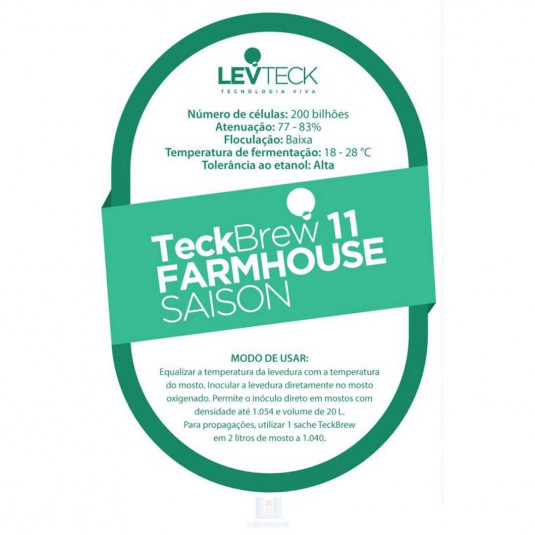 Pacote de Levedura Teckbrew 11 Farmhouse Saison