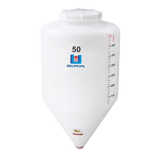 Fermentador Cônico Rotomoldado 50 Litros Branco