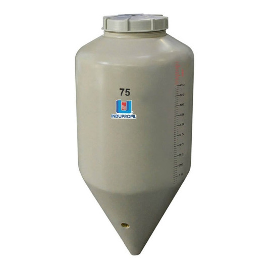 Fermentador Cônico Rotomoldado 75 Litros Bege