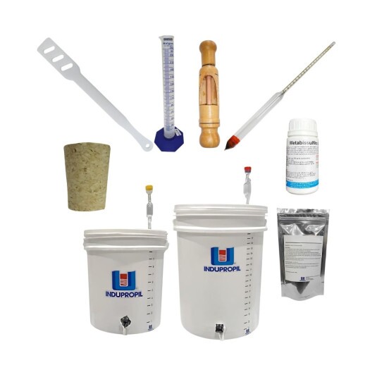 Kit Meu Primeiro Vinho 10L com Equipamentos e Insumos