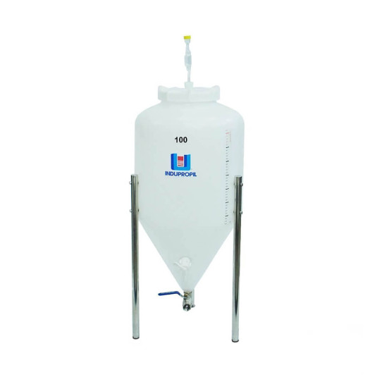 Fermentador Cônico Roto Plus 100 Litros Branco com Pé Geladeira