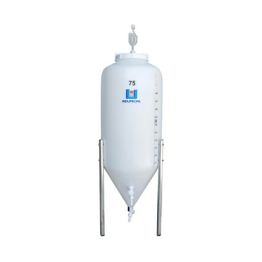Fermentador Cônico Roto POP 75 Litros Branco