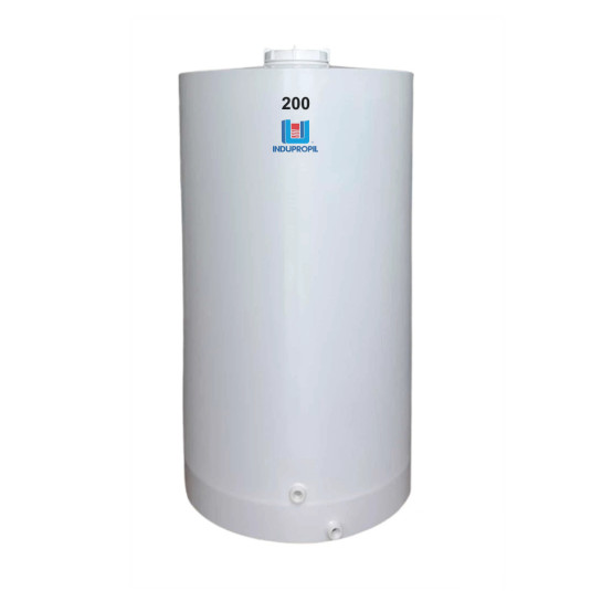 Pipa Fundo Cônico 200L em PP Branco para Fermentação