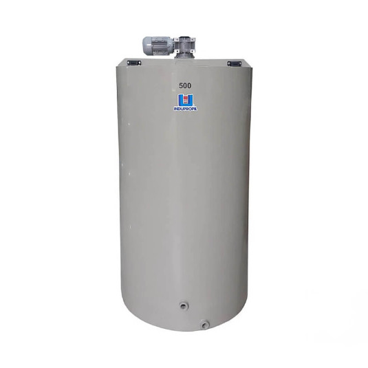 Tanque Misturador Fundo Cônico com Agitador PP 500 L