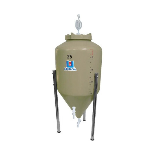 Fermentador Cônico Roto Pop 25 Litros Bege