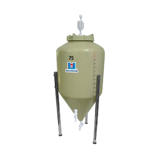 Fermentador Cônico Roto Pop 75 Litros Bege