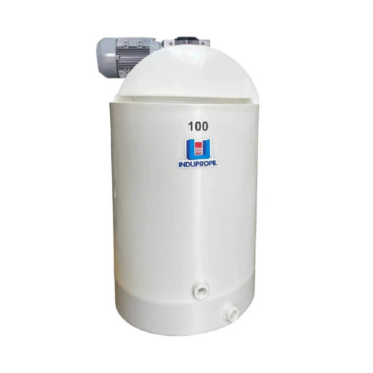Tanque Misturador Fundo Cônico com Agitador Inox 100 L