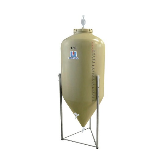 Fermentador Cônico Roto Pop 150 Litros Bege