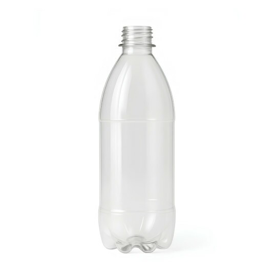 Garrafa PET 500ml Cristal Shortneck