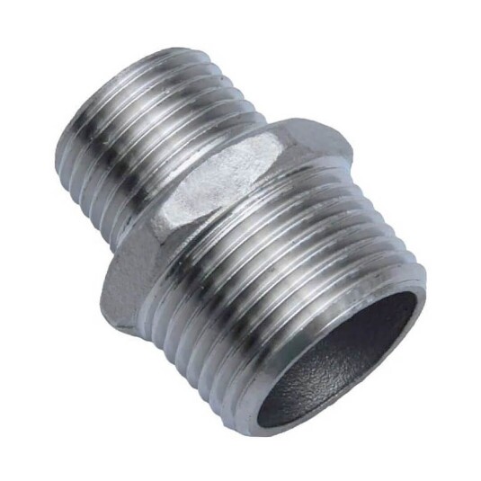 Niple Redução Inox BSP 3/4"x1/2”