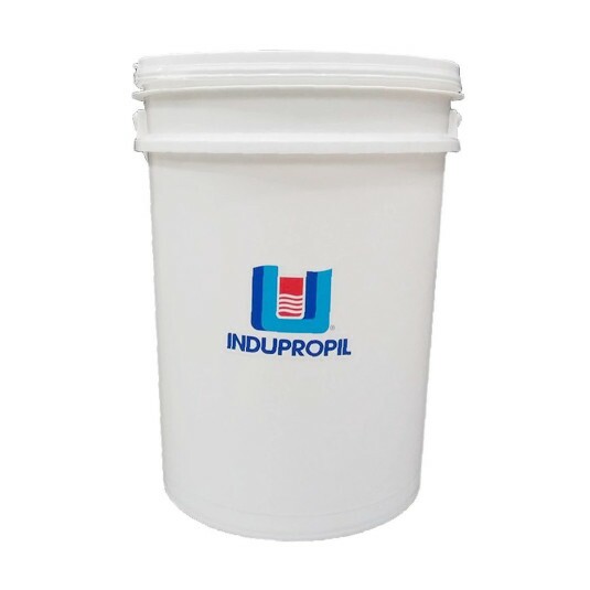 Balde PP Branco com Tampa 12L