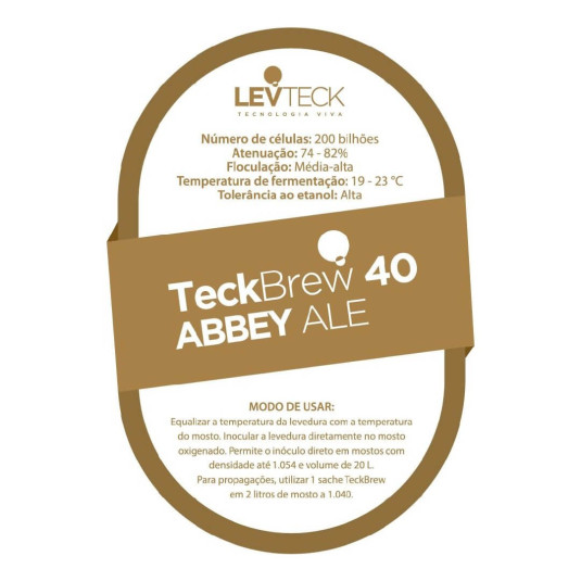 Levedura Teckbrew 40 Abbey Ale