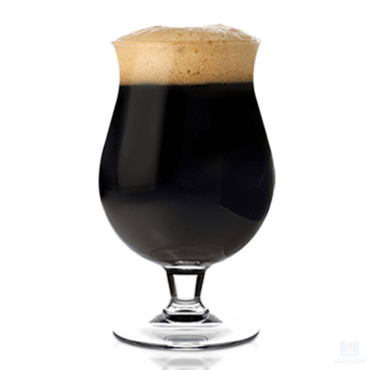 Copo com cerveja Dry Stout