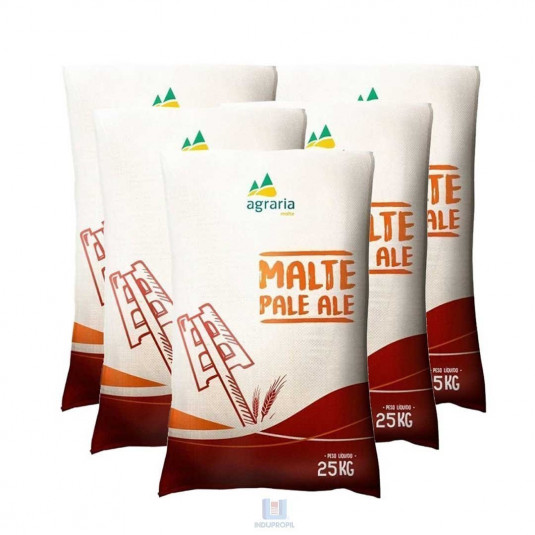Malte Pale Ale Agraria - Saca contendo 25 kg (totalizando 125Kg)
