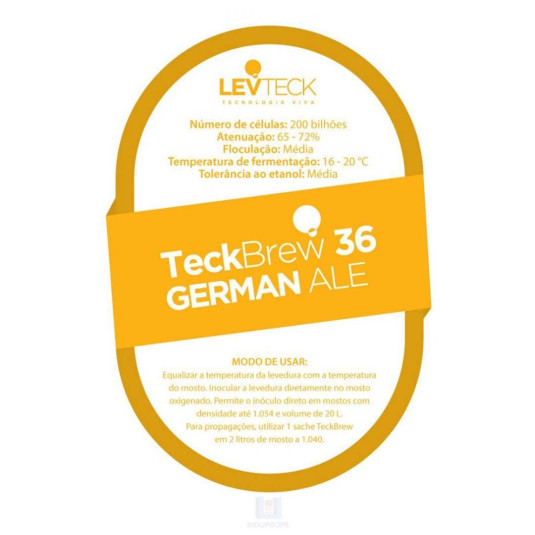 Pacote de Levedura Teckbrew 36 German Ale 