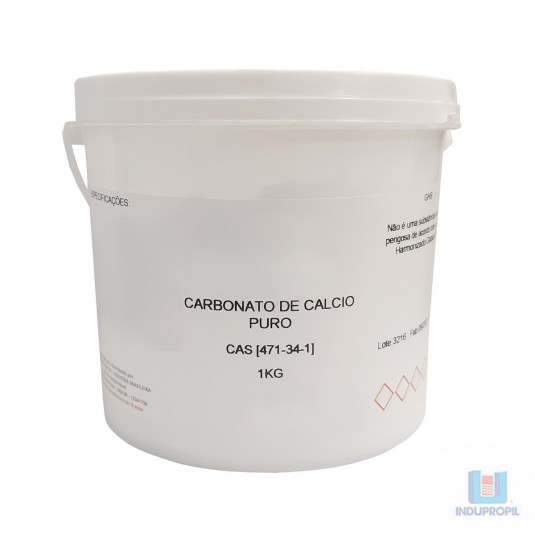 Carbonato De Cálcio (CACO3 - Puro) - 1 Kg