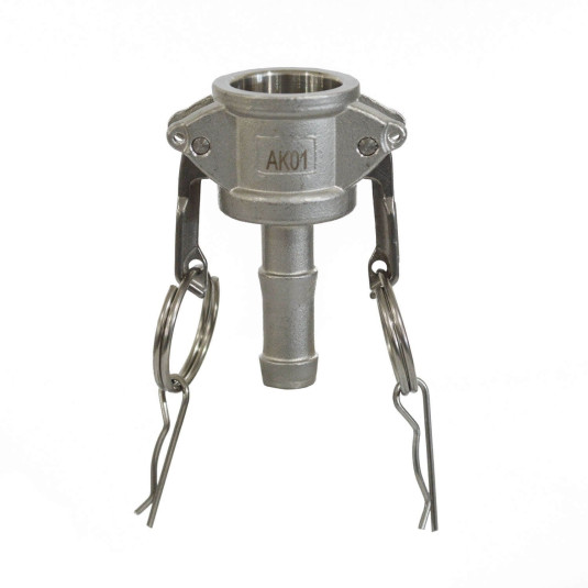 Engate Inox Acoplador Tipo C - Espigão 1/2" 
