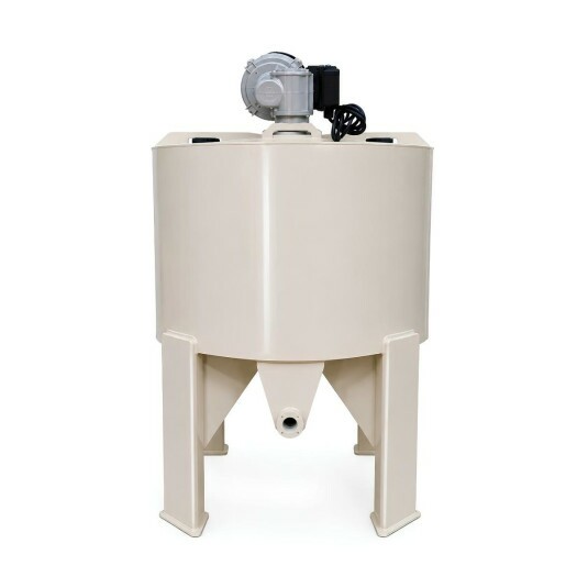 Tanque Misturador 150L PP Fundo Cônico com Agitador 30RPM 
