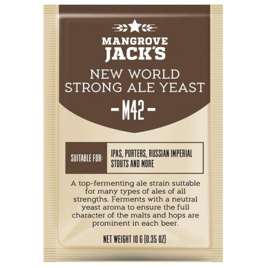 Fermento Levedura para Cerveja Mangrove Jacks M42 New World Strong Ale - 10 gr