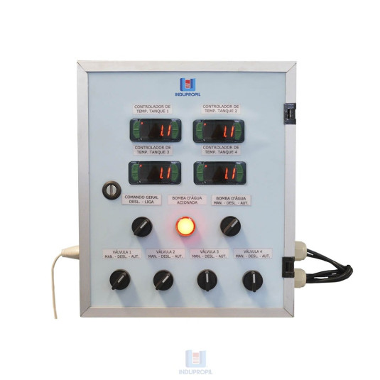 Quadro de Comando Sistema Glicol para até 4 Fermentadores - 110V