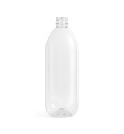 Garrafa PET 1L Cristal Shortneck