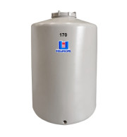 Pipa Polietileno Fundo Plano Rotomoldada 170 Litros Bege