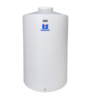 Pipa Polietileno Fundo Plano Rotomoldada 300 Litros Branca