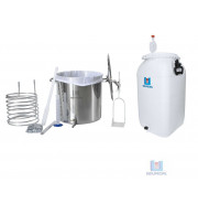 Kit Cervejeiro BIAB inox Com Bombona - 40 Litros