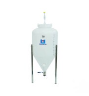 Fermentador Cônico Roto Plus 75 Litros Branco com Pé Geladeira