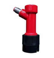 Conector Pin Lock Preto p/ Líquido – Rosca 7/16”