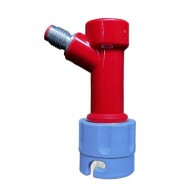 Conector Pin Lock Branco p/ Gás – Rosca 7/16” 