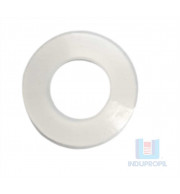 Arruela Silicone Incolor Chata 48mm