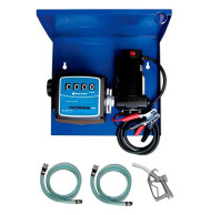 Kit Abastecimento Diesel 12v 40l/Min Medidor c/ Mangueira PVC e Bico Manual