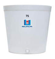 Fermentador de Uva PP Tronco Cônico Branco 75 Litros