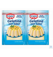 Gelatina em Pó Dr. Oetker Sem Sabor