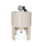 Tanque Misturador 150L PP Fundo Cônico com Agitador 30RPM 