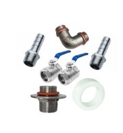 Kit de Válvulas Monobloco Inox 3/4" para Fermentador PP