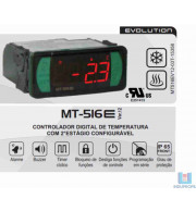 Controlador Full Gauge MT516E Quente ou Frio com Gabinete e Cabos