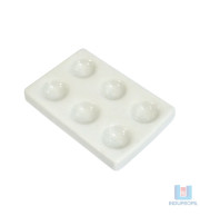 Placa de Porcelana 6 Cavidades