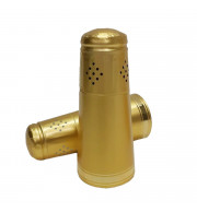 Cápsula Alupoli para Garrafa de Espumante Ouro (Dourada) Com filete - 34X120X50