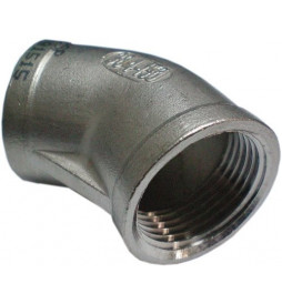Cotovelo 45 FXF Inox 304 - BSP 1”
