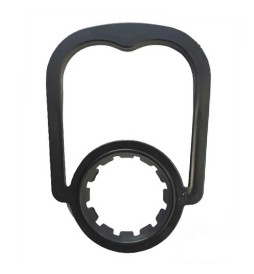 Pacote 100 Alças para Garrafa/Growler PET 28mm Preto