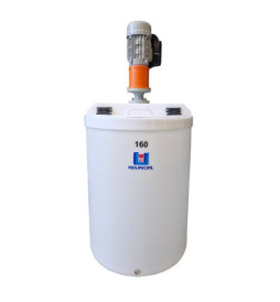 Tanque Polietileno Com Misturador 160 Litros Branco

